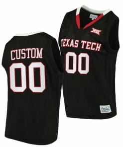 Custom Texas Tech Jersey Red Raiders Name and Number College Basketball Alumni Black