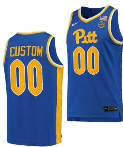 Custom Pitt Panthers Jersey Name and Number College Basketball Replica Royal