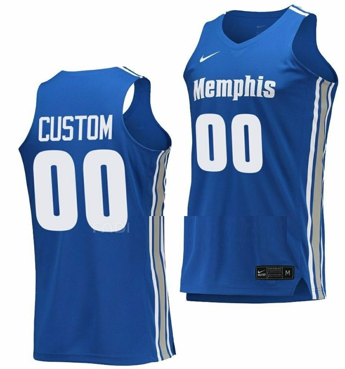 Custom Memphis Tigers Jersey Royal Name and Number College Basketball