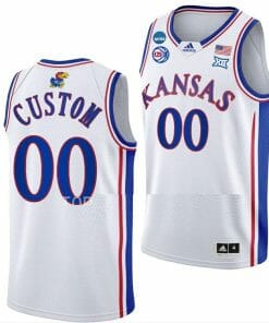 Custom Kansas Jayhawks Jersey College Basketball Name & Number 2023 NCAA March Madness