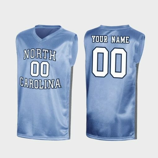 Custom North Carolina Jersey Name and Number Tar Heels College Basketball Royal