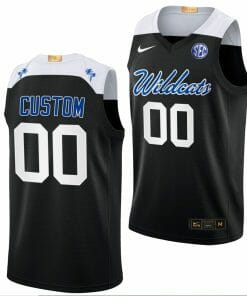 Custom Kentucky Wildcats Jersey Name and Number College Basketball Black Elite