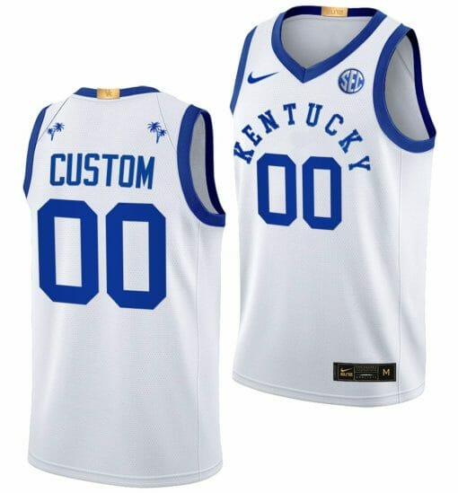 Custom Kentucky Wildcats Jersey Name and Number College Basketball Big Blue Bahamas