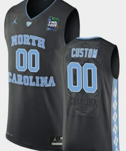 Custom North Carolina Jersey Name and Number Tar Heels College Basketball Final Fourb Black