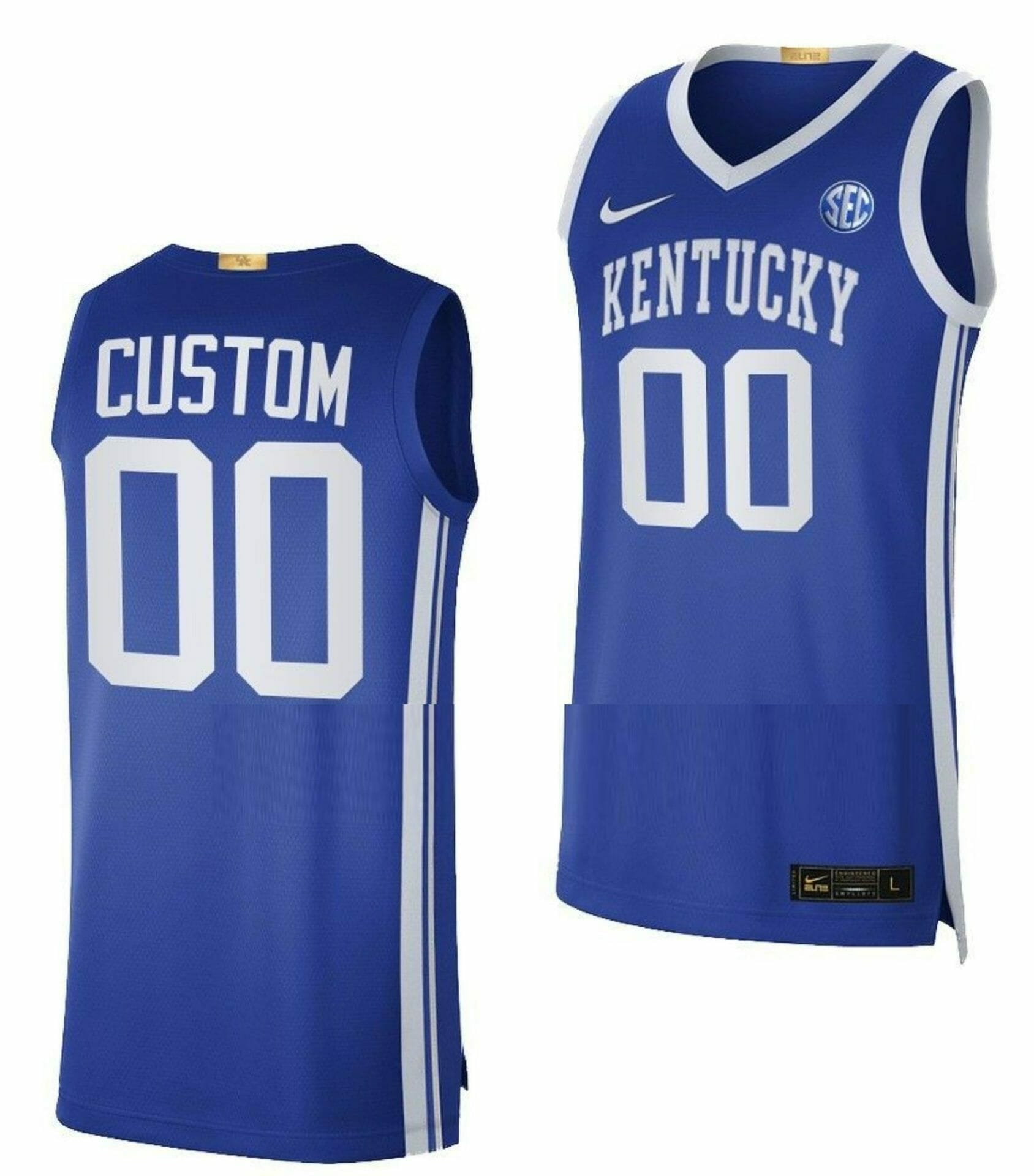 Custom Kentucky Wildcats Jersey Name and Number College Basketball 2022-23 Royal