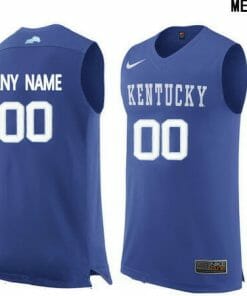 Custom Kentucky Wildcats Jersey College Basketball Name and Number Royal Blue