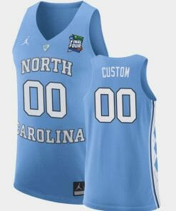 Custom North Carolina Jersey Name and Number Tar Heels College Basketball Final Four Light Blue