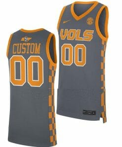 Custom Tennessee Vols Jersey Name and Number College Basketball Replica Grey
