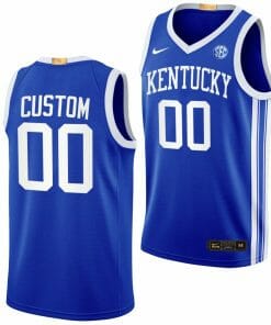 Custom Kentucky Wildcats Jersey Name and Number College Basketball Blue Away 2022-23