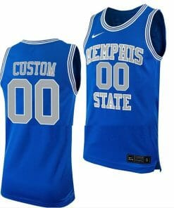 Custom Memphis Tigers Jersey Name and Number College Basketball Replica Royal