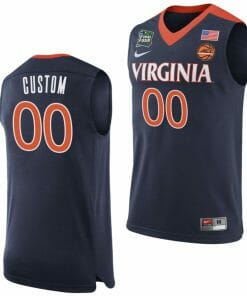 Custom Virginia Cavaliers Jersey Name and Number  College Basketball Final Four Navy