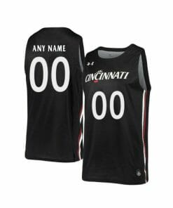 Custom Cincinnati Bearcats Jersey College Basketball Name and Number Black Retro
