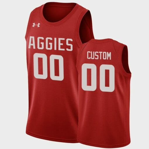 Custom Colorado State Rams Jersey Name, Number Aggies College Basketball Red