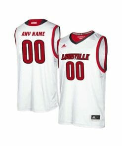 Custom Louisville Cardinals Jersey College Basketball Name and Number White