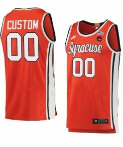 Custom Syracuse Orange Jersey College Name and Number Red