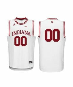 Custom Indiana Hoosiers Jersey College Basketball Name and Number Road White
