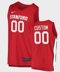 Custom Stanford Cardinal Jersey Name and Number College Basketball Red