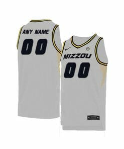 Custom Missouri Tigers Jersey College Basketball Name and Number Elite White