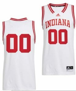 Custom Indiana Hoosiers Jersey Name and Number College Basketball Reverse Retro White