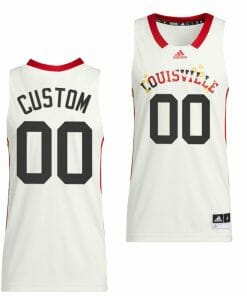 Custom Louisville Cardinals Jersey Name and Number College Basketball Honoring White