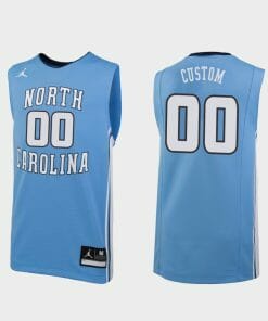 Custom North Carolina Jersey Name and Number Tar Heels College Basketball Blue
