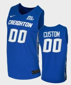 Custom Creighton Bluejays Jersey Name, Number College Basketball Blue