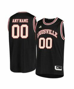Custom Louisville Cardinals Jersey College Basketball Name and Number Black Retro