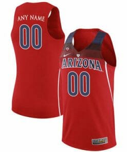 Custom Arizona Wildcats Jersey College Basketball Name and Number Red