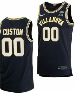 Custom Villanova Wildcat Jersey Name and Number College Basketball Navy 70s Retro