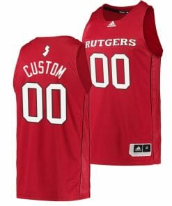 Custom Rutgers Scarlet Knights Jersey Name and Number College Basketball  Scarlet
