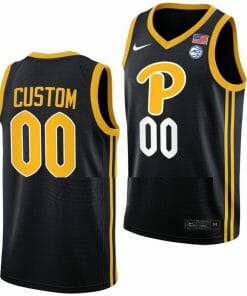 Custom Pitt Panthers Jersey Name and Number College Basketball Black