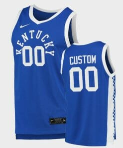 Custom Kentucky Wildcats Jersey Name and Number College Basketball Blue