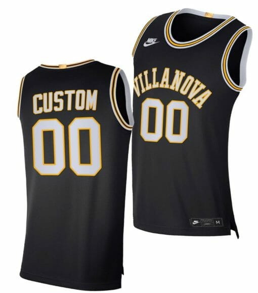 Custom Villanova Wildcat Jersey Name and Number College Basketball Navy Retro Elite