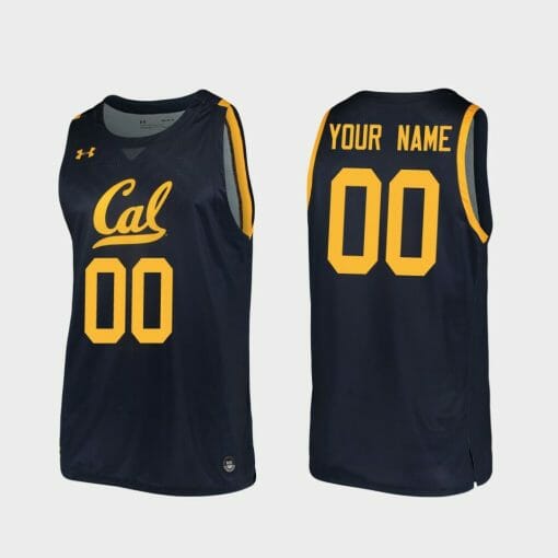 custom Cal Bears jersey Jersey Name, Number College Basketball Navy