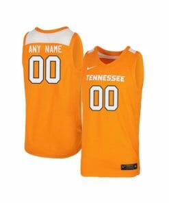Custom Tennessee Volunteers Jersey College Basketball Name and Number Elite Orange White