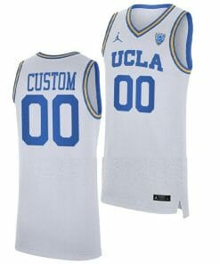 Custom UCLA Bruins Jersey Name and Number College Basketball White