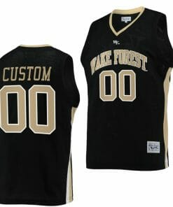 Custom Wake Forest Demon Deacons Jersey Name and Number College Basketball Retro Black