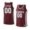 Custom Alabama Jersey Basketball College Name and Number Crimson