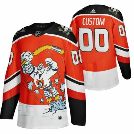 Custom Anaheim Ducks Jersey Name And Number 2020-21 Alternate Red Player NHL
