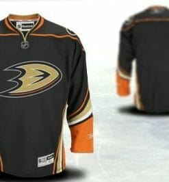 Custom Anaheim Ducks Jersey Name And Number Third Black