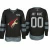 Custom Arizona Coyotes Jersey Name And Number 1917 2017 Black 100th Anniversary NHL