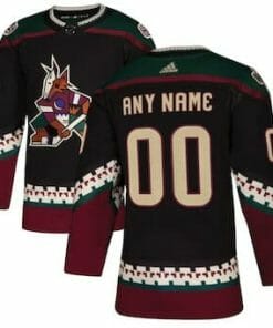 Custom Arizona Coyotes Jersey Name And Number Alternate Black