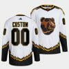 Custom Boston Bruins Jersey Name And Number 2022 Reverse Retro White