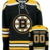 Custom Boston Bruins Jersey Name And Number Black