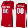 Custom Georgia Bulldogs Jersey College Basketball Red