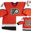 Custom Philadelphia Flyers Jersey Name And Number 2006 07 Orange Reebok Home