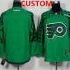 Custom Philadelphia Flyers Jersey Name And Number 2016 Green St. Patricks Day Hockey