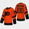 Custom Philadelphia Flyers Jersey Name And Number 2019 Orange Coors Light Stadium Series