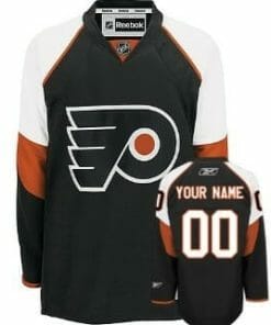 Custom Philadelphia Flyers Jersey Name And Number Black