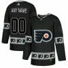 Custom Philadelphia Flyers Jersey Name And Number Black Team Logos Fashion